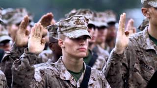 Marines Recite the Oath of Enlistment [upl. by Winton]