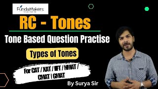 RC ToneBased Questions for CAT 🔥 RC Tones  Reading Comprehension for CAT  Best CAT Coaching [upl. by Ahsekat]