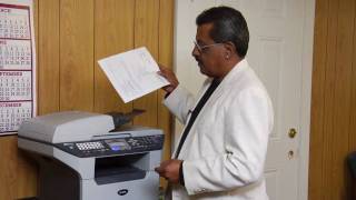 Fax Machines amp Printers  How to Use a Brother Fax Machine [upl. by Aliwt579]