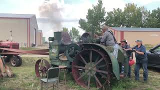 1928 Rumely Oil Pull Model X brought back to life [upl. by Zipnick]