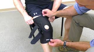 Lateral J Knee Brace Fitting  How to Properly Fit a Patella Lateral J Knee Brace [upl. by Kerred]