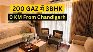 200 Gaz में 3Bhk Flats in Zirakpur for Sale  0 KM from Chandigarh [upl. by Eichman550]