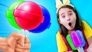 Ice Cream Song and Lollipop NEW  Hokie Pokie Kids Videos [upl. by Reteip]