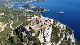 Sehenswürdigkeiten der Insel Korfu  Angelokastro eine 1000 Jahre alte Festung 4k [upl. by Macdonell438]