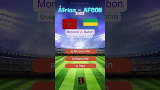 Morocco vs Gabon AFCON 2024 Qualifiers Prediction  Who Will Win match prediction morroco gabon [upl. by Nojad868]