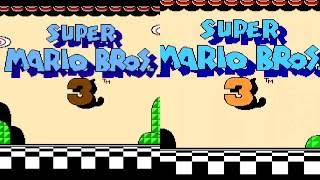 RetroUSB AVS vs Retron 5  Super Mario Bros 3 Intro [upl. by Richmound]