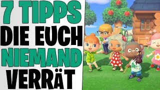 7 Gameplay Tipps die euch niemand verrät  Geheime Secrets  Animal Crossing New Horizons deutsch [upl. by Eppillihp863]