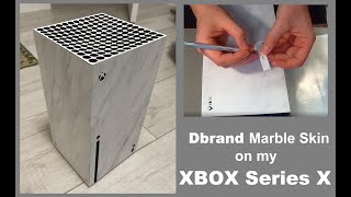 Adding a Marble Dbrand Skin to my Xbox Series X [upl. by Adnohsed53]