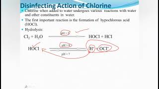 Disinfection by Chlorination  Chlorination  Dose of Chlorine  Chlorine demand  Chlorine Reaction [upl. by Dercy521]