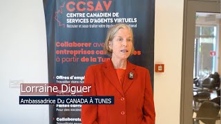 La vision de lAmbassade du Canada en Tunisie sur le projet de comptabilité canadienne avec le CCSAV [upl. by Mike]