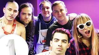 Joe Jonas amp DNCE play Innuendo Bingo [upl. by Annaohj]