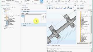 COMSOL CAE 6 Eigenfrequency Analysis Effect of Mass on Natural Frequencies [upl. by Garaway]