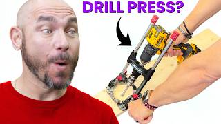 Ultimate Drill Upgrade Turn Any Drill Into a Drill Press [upl. by Hanid397]