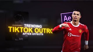 Trending Tiktok Watermark Outro Tutorial I After Effects [upl. by Llerrod]