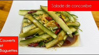 Salade de concombre  Couverts et Baguettes [upl. by Yentrac251]