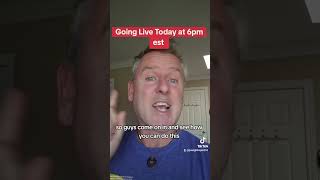 Im going live today at 6pm est on Tiktok YouTube and Facebook [upl. by John]