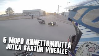 5 MOPOONNETTOMUUTTA JOTKA SAATIIN VIDEOLLE [upl. by Nylrehc]