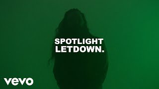 Letdown  Spotlight Lyric Video [upl. by Arahsak]