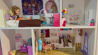 DECORANDO LA MANSIÓN DE 5 NIVELES DE LAS BRATZ  HACIENDO LA PRIMERA MANSIÓN DE BRATZ [upl. by Siroved]