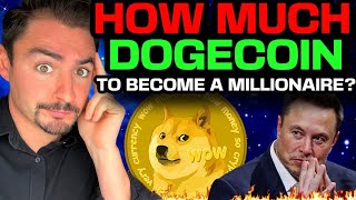 How Much DOGE Do You Need To Become A Millionaire THIS WILL SHOCK YOU Dogecoin Price Prediction [upl. by Enitsej]