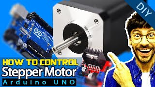 Control Position and Speed of Stepper motor with L298N module using Arduino  testing stepper motor [upl. by Blankenship103]