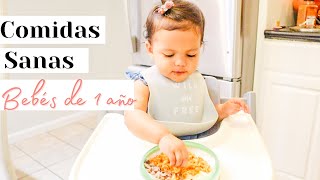 5 Desayunos Saludables para bebes y niños 1 año a más [upl. by Olivann]