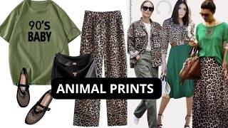 MODA TENDENCIA OTOÑO INVIERNO OUTFITS ESTAMPADOS ANIMAL PRINTS PARA MUJERES MODERNAS MODA ACTUAL [upl. by Esiouqrut]