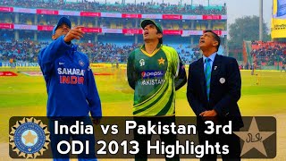 India vs Pakistan 3rd ODI 2013 at Delhi [upl. by Urbano634]