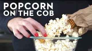 How to Make Popcorn on the Cob  Good HouseKeeping [upl. by Anauqed]