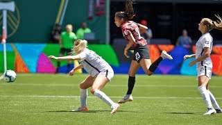 Highlights Portland Thorns FC vs Orlando Pride  July 14 2019 [upl. by Teddi]