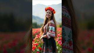 Bulgaria Girl to the Anime World The Magic of the Kazanlak Rose 🇧🇬🌹 shorts animegirl [upl. by Bilak]