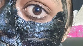 ✅Homemade charcoal peel of mask🖤 100 Organic and No preservative❎ [upl. by Ttocserp]