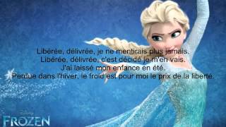 Frozen Let it go French lyrics [upl. by Sualohcin]