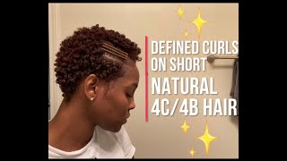 8 Easy Hairstyles For SHORT 4C Natural Hair  4C NATURAL HAIRSTYLES [upl. by Namyh930]