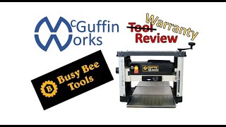 Craftex CX125HC Planer Warranty Review [upl. by Leseil]