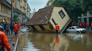 🚨 Nueva LLUVIA Torrencial en ESPAÑA provoca el CAOS en Cadaqués Inundaciones Tormenta DANA Valencia [upl. by Einaffets]