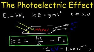 a Find the potential difference ΔVe required to stop an electron called a “stopping potential” m [upl. by Rubens836]