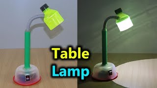 How to Make Table Lamp at Home । Easy And Simple । 2019 [upl. by Atokad]