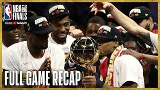 RAPTORS vs WARRIORS  Toronto Wins First NBA Championship  NBA Finals Game 6 [upl. by Uel]