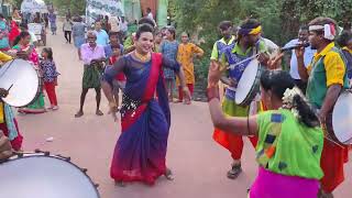 ankamma Thalli devotional song1 Janai and Pallavi Dance Guddikayalanka GKL Telugu Tech Repalle [upl. by Jane]