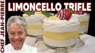 Easy Limoncello Trifle  Chef JeanPierre [upl. by Anyahc]