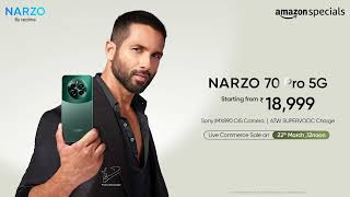 The NARZO 70 Pro 5G Launches  Flagship SONY IMX890 Camera Glass Design and 5G Speed [upl. by Pine]