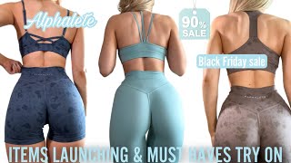 LEGGING TRY ON HAUL  Katya Elise Henry Madessentials Alphalete [upl. by Ahtabat]