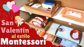 Actividades de San Valentín al estilo Montessori preescolar [upl. by Imak]