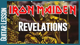 Iron Maiden  Revelations  Guitar Lesson Tutorial [upl. by Knut]