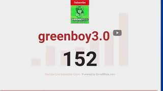 greenboy30 live subscibers count [upl. by Hett]