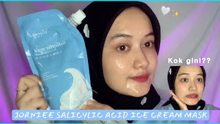 Review Jujur Jorniee Salicylic Acid Ice Cream Mask [upl. by Auhsej]