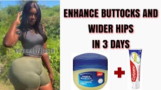 ENHANCE BUTTOCKS AND WIDER HIPS FAST IN 3 DAYS  YOU WILL THANK ME LATER [upl. by Audi]