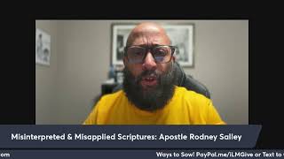 Misinterpreted amp Misapplied Scriptures [upl. by Edlihtam]