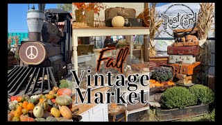 NEW FALL ANTIQUE MARKET  SHOP WITH ME   JUNKSTOCK 2024 [upl. by Treboh]